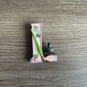 VTG 1999 Mary‎ Engelbreit ME Alphabet Letter I Resin Standing Figure 3" Ink